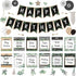 48 Pcs Classroom Happy Birthday Bulletin Board Sets Decorations, Eucalyptus Greenery Plant Birthday Classroom Decor, Nature Birthday Chart Poster ...