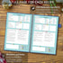 Recipe Book to Write in Your Own Recipes, Blank Recipe Notebook with Tabs for Family Cooking Lover, 120 Pages Recipe Organizer, 8.5 x 5.5", Blue...