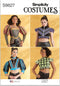 Simplicity Misses' Costume Tops Sewing Pattern Kit, Code S9627, Sizes 6-8-10-12-14, Multicolor...