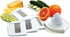 Norpro Deluxe Mandoline Slicer, Grater, Shredder, Julienne and Juicer w/ Safety Guard White...