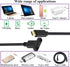 USB 3.1 Type C Panel Mount Extension Adapter Cable Gen 2 USB Type C 3.1 Female Panel Mount to Male Cable,Supports Charging,Data,Audio,Video Cable ...