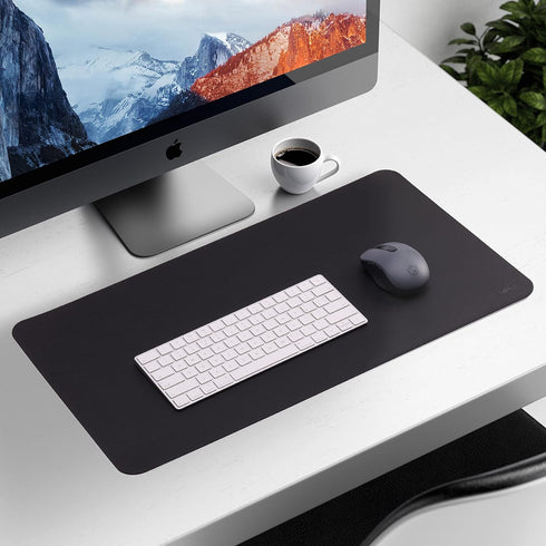 Mr. Pen- Desk Mat, Dual-Sided, 23.6" x 13.7",Dual Sided Desk Mat, Leather Desk Pad, Desk Mouse Pad, Desk Cover Mat, Keyboard Mat, Desk Mat for Des...