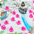 200Pcs Mini Resin Flamingo Ducks, Flamingo Tiny Ducks, Cute Flamingo Figurines for Cake Topper Garden Dollhouse Landscape Aquarium Ornaments DIY C...