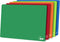 ZVP Flexible Plastic Cutting Board Mats Set of 5, Colorful Chopping Boards with Food Icon for Kitchen, BPA Free, Non-Slip Back, Non Porous, Dishwa...
