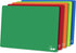 ZVP Flexible Plastic Cutting Board Mats Set of 5, Colorful Chopping Boards with Food Icon for Kitchen, BPA Free, Non-Slip Back, Non Porous, Dishwa...