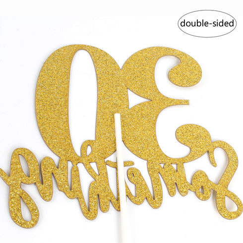 30 Someting Cake Topper, Happy 30th Birthday Sign,Dirty 30 Cake Topper,Hello 30 Party Decorations (Double Sided Gold Glitter)...