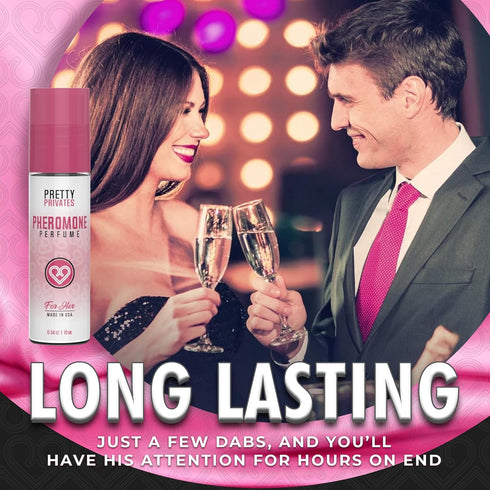 Pretty Privates Premium Pheromone Cologne For Women - Pheromone Perfume Essential Oil - Long-Lasting, Elegant Scent With Pure Pheromones - 0.34 oz...