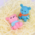 8Pcs Mini Resin Teddy Bear Figurines Cute Scarf Bears Desktop Ornaments Car Interior Decoration Garden FigurinesTiny Bear Statues Animals Sculptur...