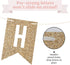 Pre-strung Happy Birthday Banner - No DIY - Gold Glitter Birthday Party Banner - Pre-strung Garland on 6 ft Strands - Gold Bday Party Decorations ...