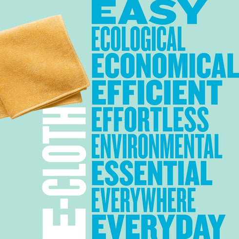 E-Cloth Microfiber Cloth, World's Leading Premium Microfiber Cleaning Cloth, Twice as Durable as Competition, 1 Year Guarantee, Ideal for Kitchen,...