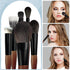 Travel Makeup Brush Set with Case, Mini Makeup Brushes Set for Powder, Foundation, Eyeshadow, Lip, Highlight, Blush & Concealer, 10 Pcs Travel Siz...