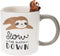 Pavilion Gift Company Slow The Sloth Down - Sloth Gray 17oz Dolomite Coffee Cup Mug...