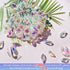 Hicarer 200 Pieces Teardrop Chandelier Crystal Pendants 6 x 12 mm AB Color Rainbow Crystal Beads for Chandelier Jewelry Making DIY Project Earring...