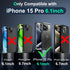 SOKUSIN for iPhone 15 Pro Case Waterproof - Shockproof Drop Proof Dustproof Phone with Built in Tempered Glass Screen & Camera Protector Full Body...