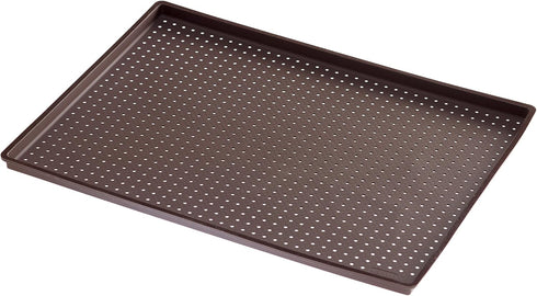 Lekue Micro Perforated Silicone Baking Pizza Mat, 15.7" x 0.59" x 11.8", Brown...
