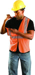 OccuNomix ECO-GCB-O2/3X High Visibility Value Mesh 5-Point Break-Away Hook & Loop Safety Vest, Class 2, 100% ANSI Polyester Mesh, 2X-Large / 3X-La...