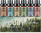 Woody Essential Oils Set, Men Scents Fragrance Oil Aromatherapy Essential Oils Kit for Diffuser (6x10ML) - Sandalwood, Cedarwood, Teakwood, Agarwo...