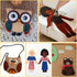 Felt Sheets Fabric, 7" x 11" Felt Fabric for Crafts 10Pcs Halloween Christmas Fabric Fall Felt for DIY and Sewing Projects (Brown)...