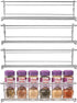 Mindspace Spice Rack Wall Mount, Pantry Cabinet Door Organizer - Set of 4 Hanging Spice & Seasoning Racks Kitchen Storage Organizer | The Wire Col...
