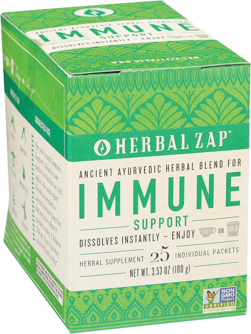 Herbal ZAP Instantly Dissolving Ayurveda Digestive & Immune Support to Balance Vata Kapha Ayurvedic Doshas. 25 Count Box, 3.53 Ounce...