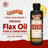 Barlean's Organic Flaxseed Oil Liquid, Cold Press Flax Seeds, 7,640mg ALA Omega 3 Fatty Acid Supplement for Healthy Hair, Skin, and Eyes, Vegan & ...
