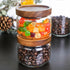Glass storage jars with wooden lids, food storage jars, glass kitchen jars, transparent containers for coffee bean storage, biscuit/candy/spice/te...