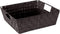 Simplify Large Shelf Woven Strap Tote | Decorative Storage Basket | Built in Handles | Organization | Closet | Bedroom | Bathroom | Nursery | Acce...