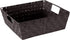 Simplify Large Shelf Woven Strap Tote | Decorative Storage Basket | Built in Handles | Organization | Closet | Bedroom | Bathroom | Nursery | Acce...