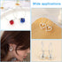 300Pcs Round Wine Glass Hoops Rings, 20mm Hypoallergenic Wire Hoops Beading Hoop Rings Ear Wines Earring Hoops Earring Finding for Jewelry Making ...