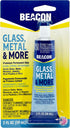 BEACON Glass, Metal & More - Premium Permanent Glue for Jewelry, Outdoor Projects & More - Bond Glass, Metal, Plastic Effectively, Weatherproof, D...