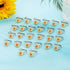 Fidget Rings for Anxiety for Women Sunflower Initial Letter Spinner Ring Open Adjustable Ring CZ Rings Daisy Stress Relieving Ring Jewelry Gift fo...