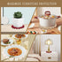 3 Pcs Trivets for Hot Dishes, Pot Holders, Cotton Thread Weave Trivets for Hot Pots and Pans (Beige, Khaki, Date Red)...