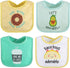The Peanutshell Baby Boy or Girl Terry Bibs Set of 8-100% Cotton, Soft, Absorbent Baby Bibs, Unisex Toddler Boy or Girl Set, Newborn & Infant - Ha...