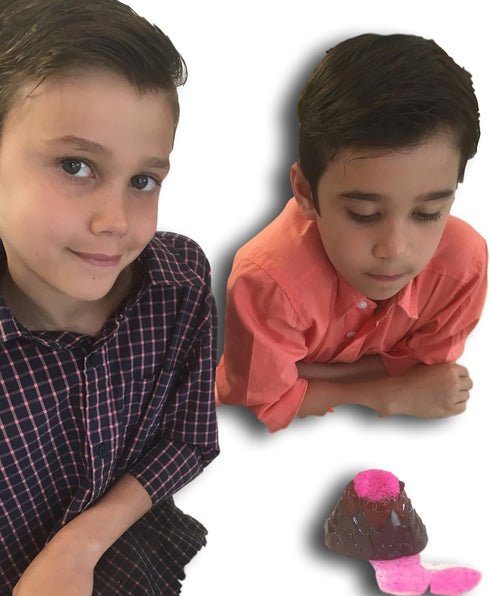 Small Erupting Volcano Science Kit (6 Volcano Toy) Science Experiments for Kids 6-8. Preschool Educational Lab Learning STEM Toys & Homeschool Sup...