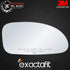 exactafit 8229R Passenger Side Mirror Glass Replacement Repair Compatible With 2000 2001 2002 2003 2004 2005 Buick LeSabre...
