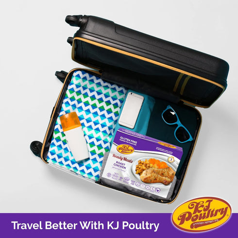 Kosher for Passover Gluten Free Meals, Roast Chicken with Potato & Carrots (2 Pack) MRE Meat Ready to Eat, Prepared Entree Fully Cooked, Shelf Sta...
