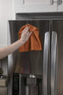 Copper Lane Lint Streak-Free Microfiber Cleaning Cloths, Tan and Copper...