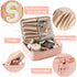 Preppy Patch SKIN Makeup Bag Large Capacity Travel Toiletry Bag with Brush Bags Cosmetic Bag Makeup Case Multifunction Organizer Make Up Bag Reusa...
