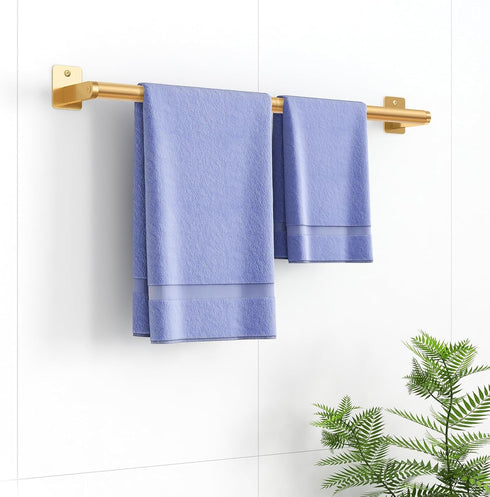Bathroom Towel Bar, 24 Inch Towel Racks for Bathroom Wall Mounted, Heavy Duty Bath Hand Towel Holder Organizer, Modern Home Decor Towel Rod Bathro...