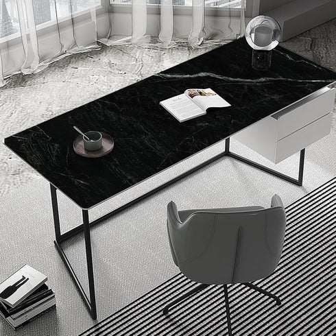 Black Marble Peel and Stick Wallpaper 17.7in*118in,Black Marble Contact Paper Self Adhesive,DIY Waterproof Granite Vinyl Film for Kitchen Bathroom...