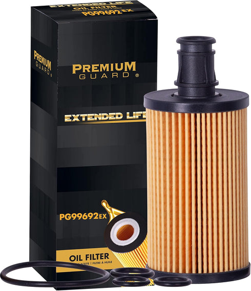 PG99692EX Extended Life Oil Filter up to 10,000 Miles | Fits 2023-19 Land Rover Range Rover Sport, 2022-20 Defender 110, 2023-20 Range Rover, 2023...
