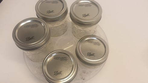 Instant Pot Yogurt Cups and Pressure Sterilization Rack, 6-Oz Dessert Cups with Lids, Bottle Sterilizer, Non-Toxic, BPA-Free Plastic, Clear...
