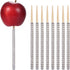 Quotidian Silver Glitter Rhinestone Bamboo Bling Sticks 6" (15cm) Pack of 24 - Candy Apple Cake pop Caramel...