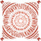 Mudcloth Mandala Stencil, 12.5 x 12.5 inch (L) - Tile Size Reusable African Wall Floor Furniture Stencils for Painting Template...