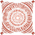 Mudcloth Mandala Stencil, 12.5 x 12.5 inch (L) - Tile Size Reusable African Wall Floor Furniture Stencils for Painting Template...