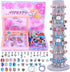 AIPRIDY Charm Bracelet Making Kit,Unicorn Mermaid Crafts Gifts Set Can Inspires Imagination and Creativity,Jewelry Making Kit Perfect Gifts for Gi...