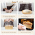 Silicone Bread Proofing Basket - 10 inch Oval Sourdough Bread Baking Basket with Capacity Scale, Collapsible Bread Bowls Silicone Proofing Baskets...