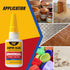 LMQ Cyanoacrylate Glue (CA Glue), Thick Super Glue for All Purpose, Waterproof Glue for Vertical Surface, Filling Large Gaps and Many Materials, 3...