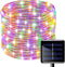 Solar Rope Lights,100 LEDs 33ft/10M Waterproof Solar String Copper Wire Light,Outdoor Rope Lights for Garden Yard Path Fence Tree Wedding Party De...