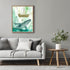 Posterizer 1 pcs-watercolor inspired art-grand whale and a ship 2-Coastal & Nautical Art-Collectibles & Fine Art-Living Room Bedroom Decor- unfram...